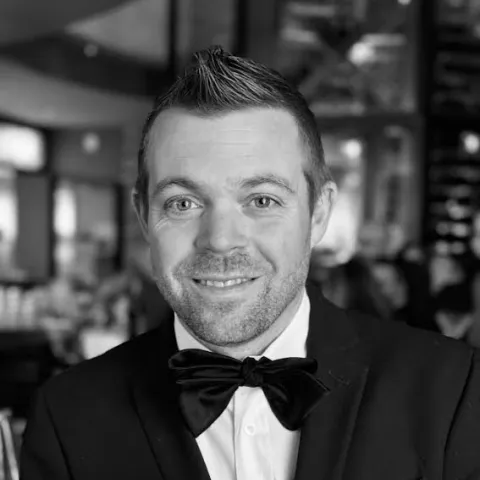 Profile Black and White Photo