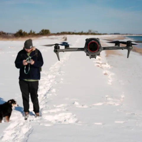 Me, my co-pilot, and my Mavic4pro