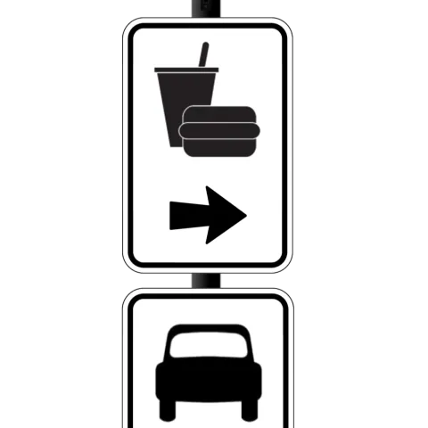 Logo representing my love for cars and food.