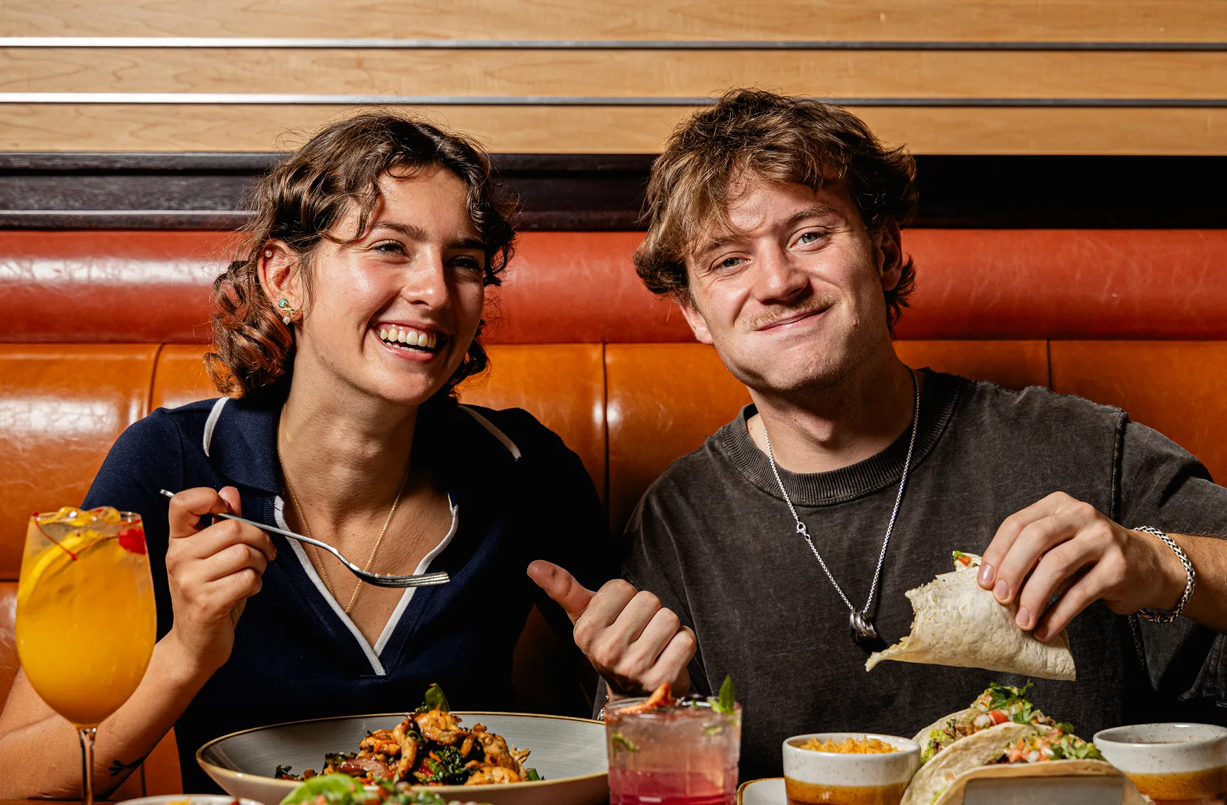 friends dining