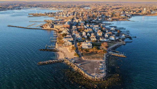 Stonington Borough from above
