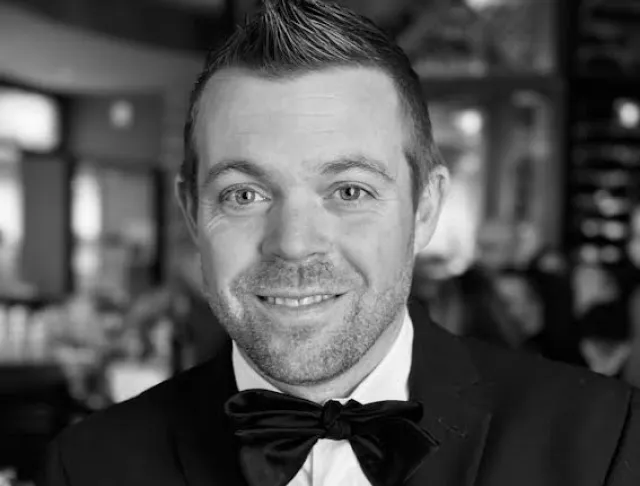 Profile Black and White Photo